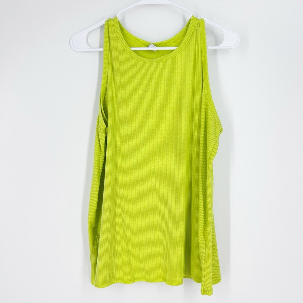 Old Navy Green Sleeveless Relaxed Tank Top